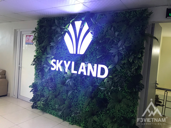 làm chữ logo đèn led skyland