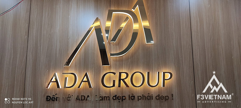 Bộ Logo backdrop ADA Group