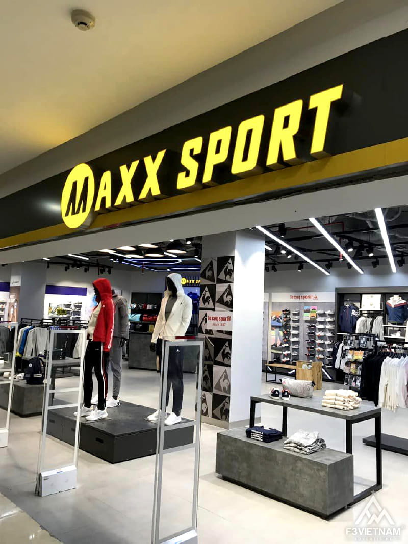 Bộ chữ Mica logo Maxx Sport