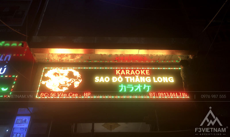 biển led quán karaoke