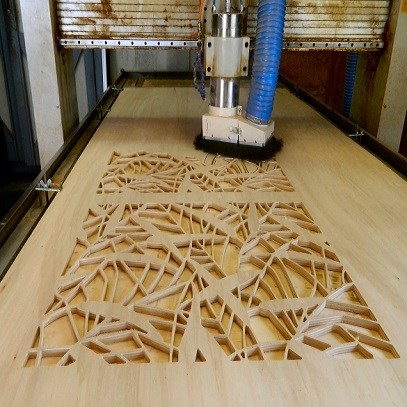 cắt cnc hoa văn trên gỗ công nghiệp