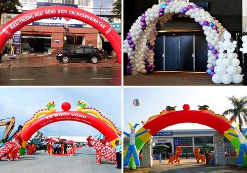 Thi công cổng chào sự kiện, hội chợ, triển lãm tại Hà Nội