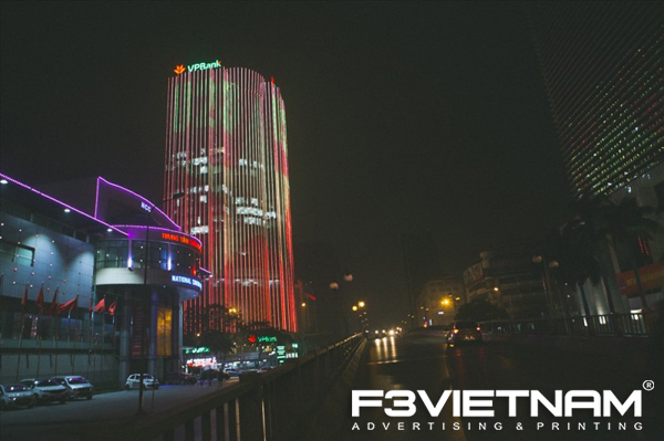 Đèn trang trí tòa nhà VPBanhk