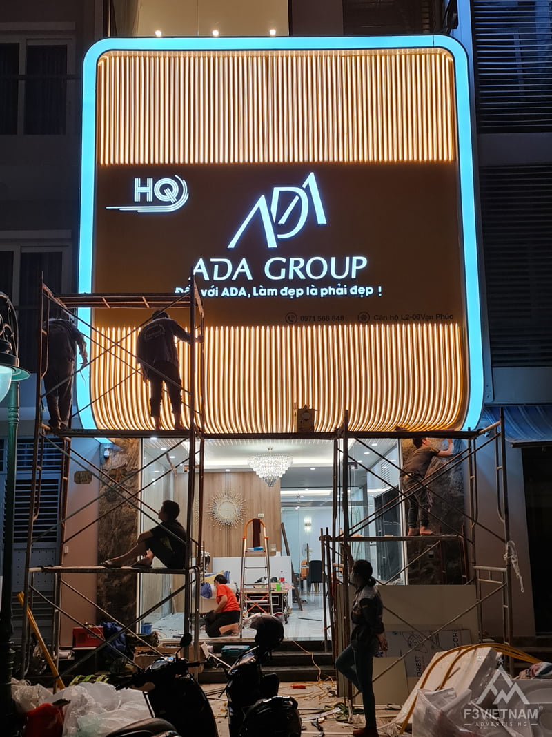 Làm biển quảng cáo Công ty Mỹ phẩm ADA Group