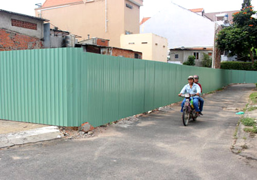 Làm hàng rào công trình xây dựng chuyên nghiệp giá rẻ số 1 tại Hà Nội 