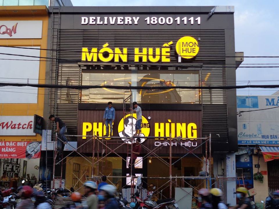 Làm biển quảng cáo chữ nổi  ấn tượng nổi bật giá rẻ tại Hà Nội