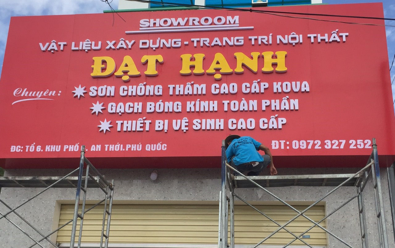 Làm biển quảng cáo ngoài trời uy tín tại Hà Nội