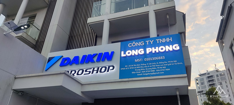 Thi công biển quảng cáo DaiKin 