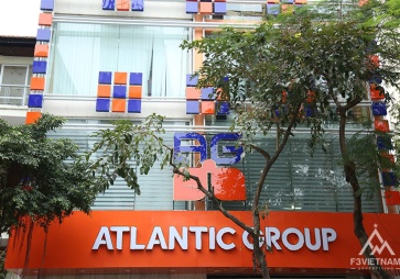 Thi công biển trung tâm anh ngữ ATLANTIC