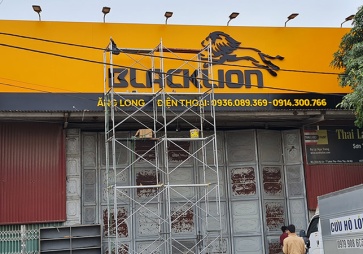 Thi công biển quảng cáo Lốp Thăng Long