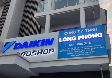 Thi công biển quảng cáo DaiKin 