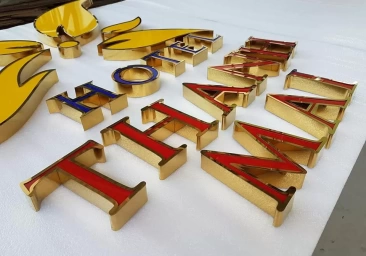 Gia công chữ Inox