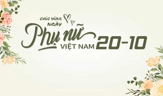 Mẫu Thiết Kế Ngày Phụ Nữ Việt Nam - Mẫu 01 [File .CDR]