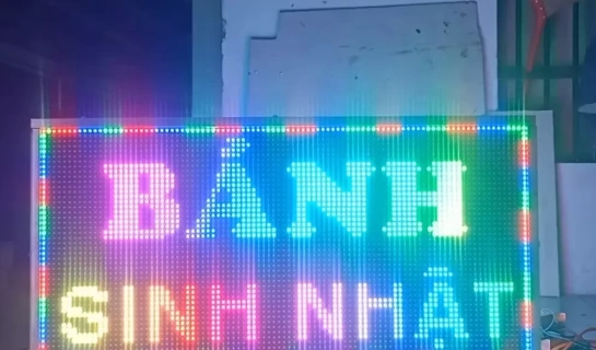 Cách làm biển LED ma trận 2 mặt chi tiết nhất