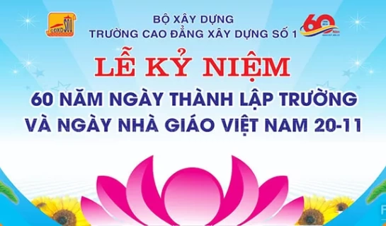 Thiết kế phông nền ngày nhà giáo Việt Nam 20/11 mẫu 24