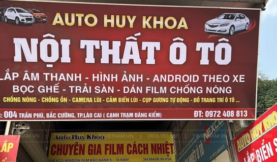 Top 30+ mẫu biển quảng cáo nội thất ô tô đẹp, ấn tượng nhất