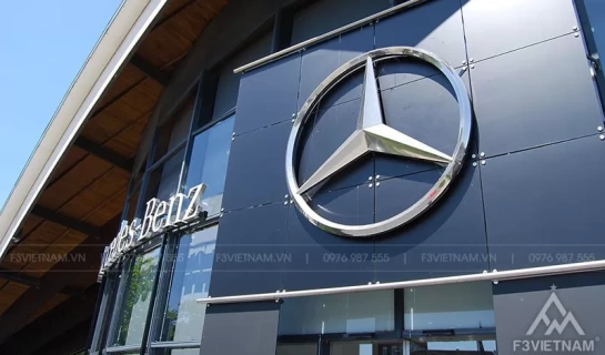 Bí quyết khi làm biển quảng cáo Showroom Ô Tô 