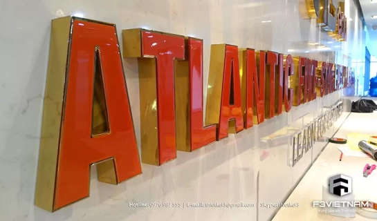 Thi công bảng hiệu chữ inox ở đâu uy tín?