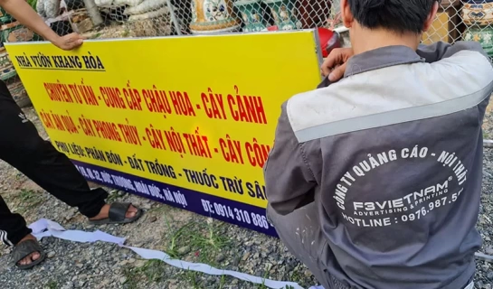 Báo giá làm biển bạt Hiflex