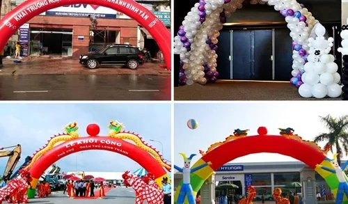 Thi công cổng chào sự kiện, hội chợ, triển lãm tại Hà Nội