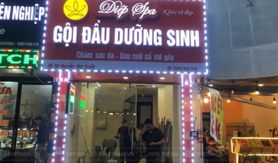 TOP 20+ biển quảng cáo gội đầu dưỡng sinh mê ly hút khách