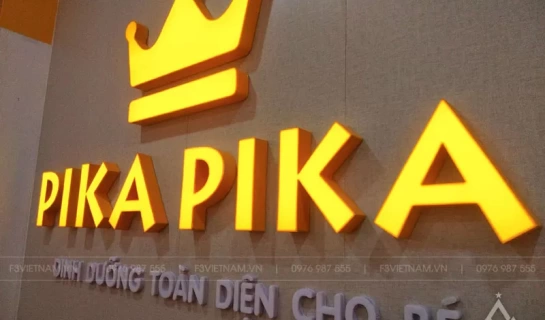 Báo giá làm chữ nổi mica