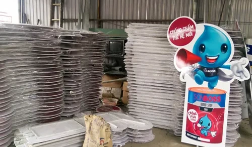 Làm hình nộm quảng cáo