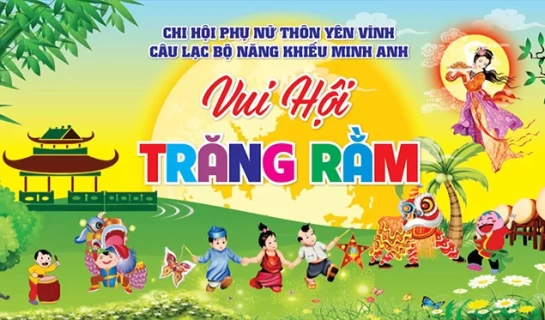 Tải Mẫu thiết kế Backdrop Trung thu - Mẫu 05 [File .CDR]