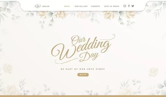 Mẫu thiết kế phông cưới Vector - Mẫu 05 [File . AI]