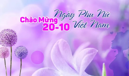 Mẫu Thiết Kế Ngày Phụ Nữ Việt Nam - Mẫu 03 [File .CDR]
