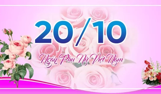 Mẫu Thiết Kế Ngày Phụ Nữ Việt Nam - Mẫu 08 [File .CDR]