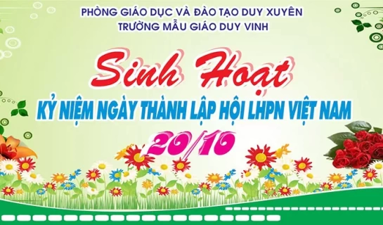 Mẫu Thiết Kế Ngày Phụ Nữ Việt Nam - Mẫu 13 [File .CDR]