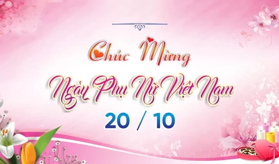 Mẫu Thiết Kế Ngày Phụ Nữ Việt Nam - Mẫu 17 [File .CDR]